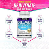 Colágeno Péptidos Toplux 1800 mg 90 Cápsulas - 5 Tipos de Colágeno en un solo Producto